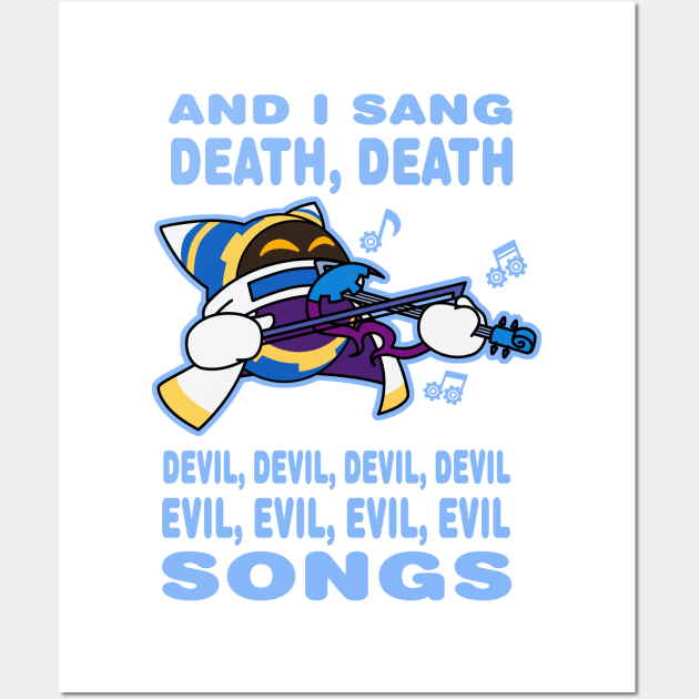 Magolor Plays the Violin Wall Art by VibrantEchoes